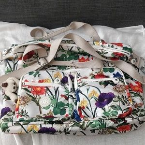 Floral Kipling tote